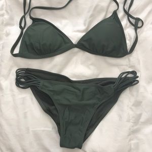 Womens bathing suit.